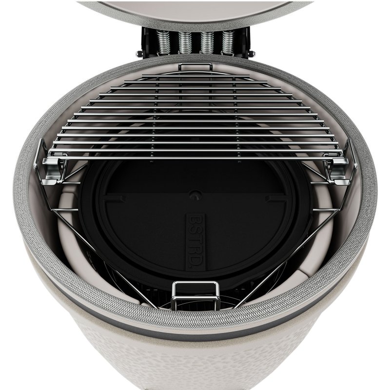 OFYR Kamado Table Corten 75 PRO - mit Keramik-Arbeitsplatte & BSTRD. Keramikgrill Pro Large Sand