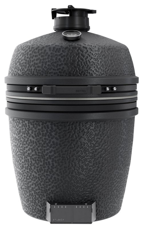 OFYR Kamado Table Corten 75 PRO - mit Keramik-Arbeitsplatte & BSTRD. Keramikgrill Pro Large Graphite