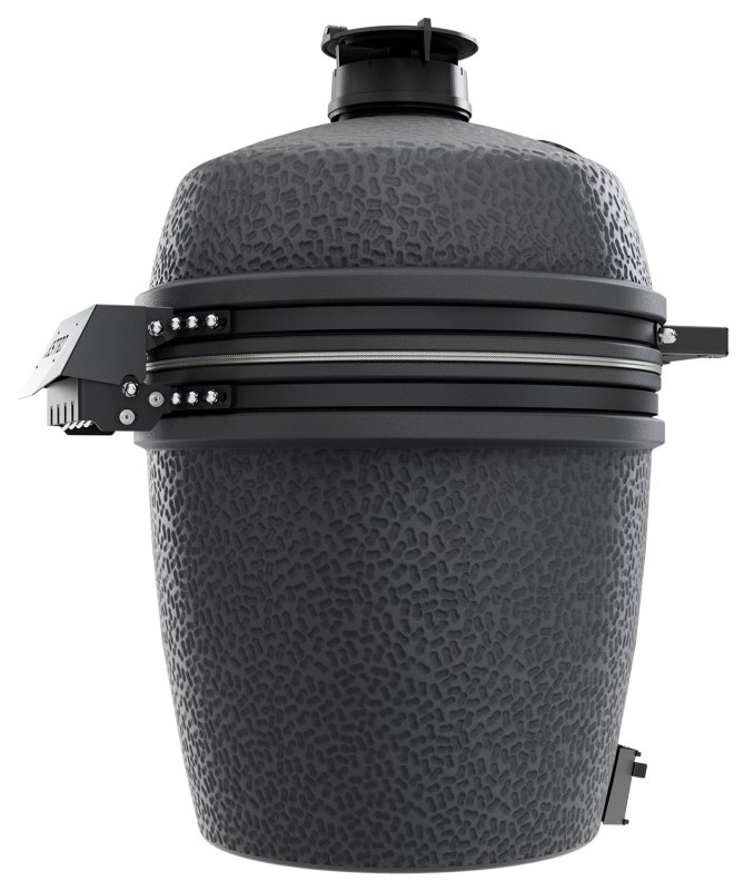 OFYR Kamado Table Corten 75 PRO - mit Keramik-Arbeitsplatte & BSTRD. Keramikgrill Pro Large Graphite