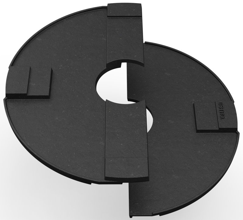 BSTRD. Hitzeschild für Large Keramikgrills
