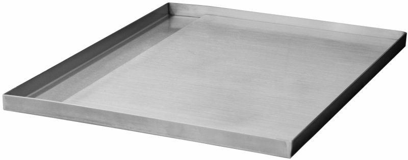 BULL Edelstahl Grillplatte / Plancha / 50 x 38 cm