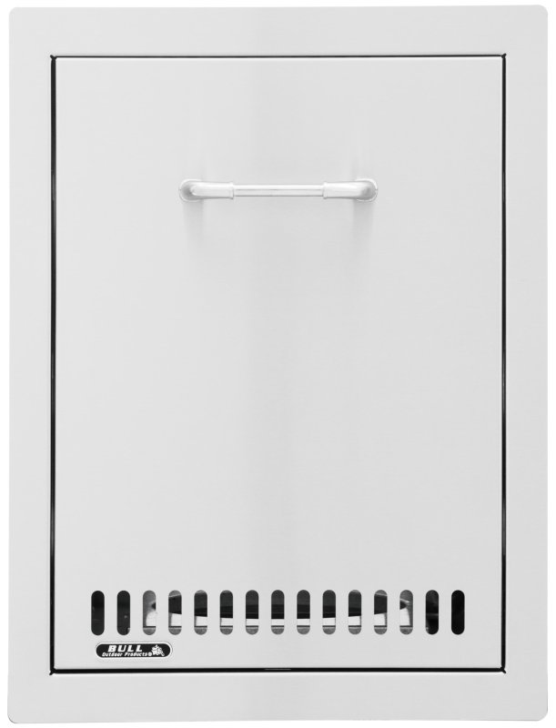 BULL Einbau Schublade aus Edelstahl - belüftet für Mülleimer