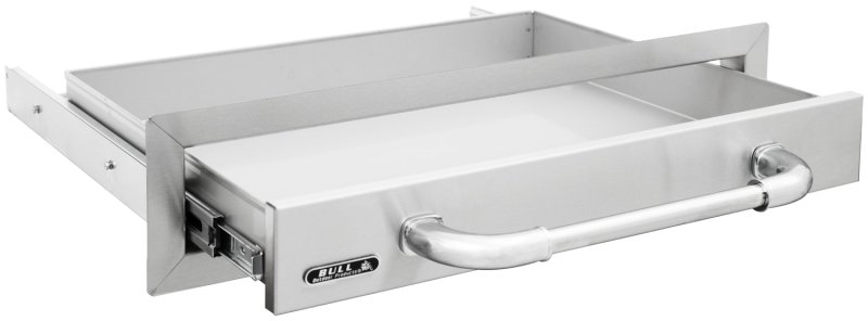 BULL Einbau Schublade Single aus Edelstahl