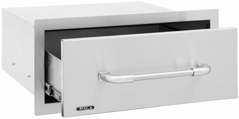 BULL Einbau Schublade Single Large aus Edelstahl