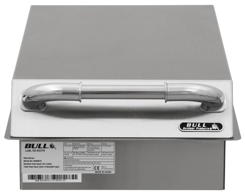 BULL Einbau Seitenbrenner Single / Edelstahl / Drop-In