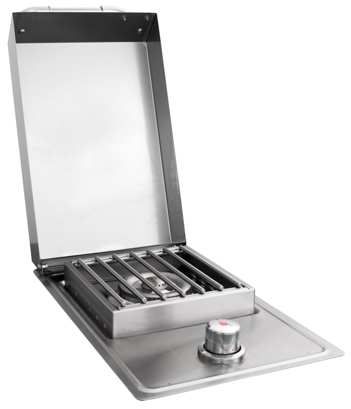 BULL Einbau Seitenbrenner Single / Edelstahl / Drop-In