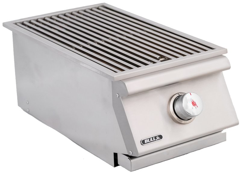 BULL Infrarot Einbau Seitenbrenner / Edelstahl / Slide-In