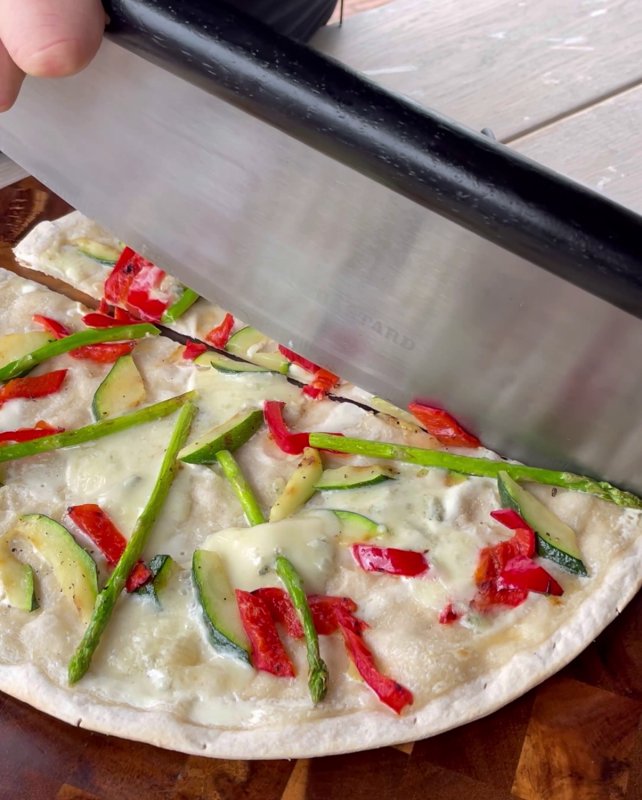 The Bastard Pizzaschneider / Pizzamesser Edelstahl