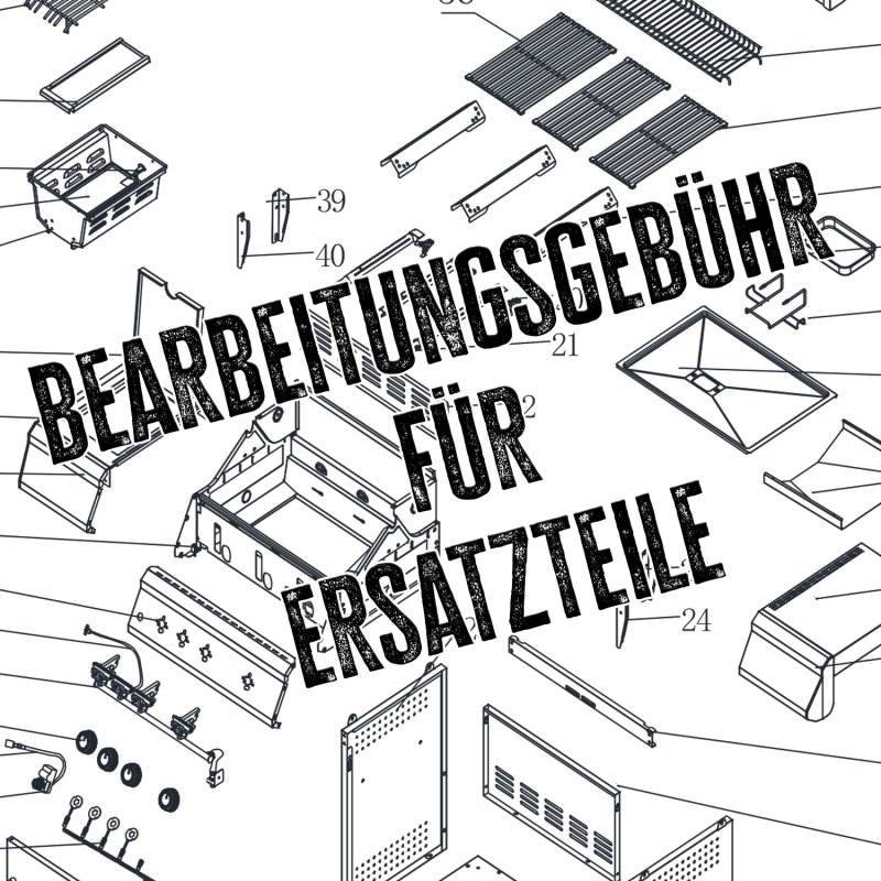 Bearbeitungsgebühr für Ersatzteile