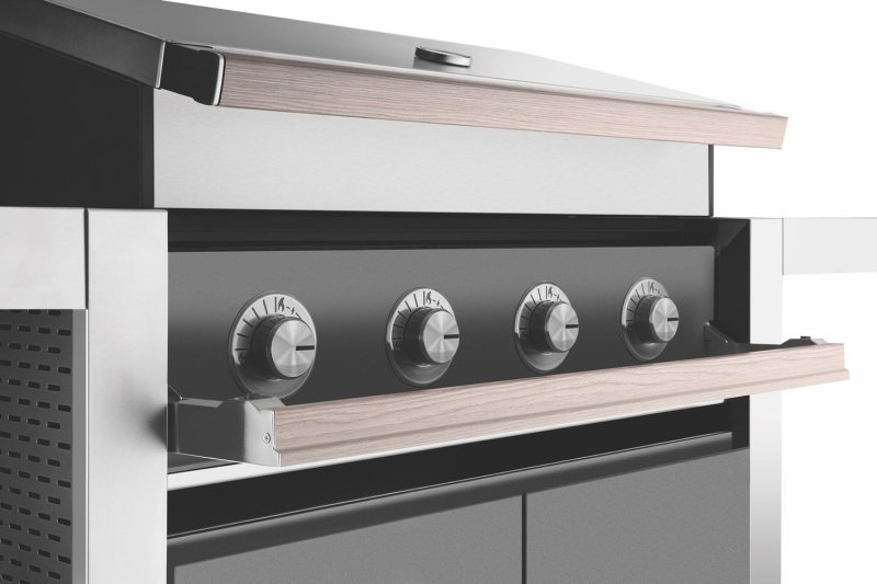 BeefEater Gasgrill 1500-Serie 4-Brenner - mit Seitenbrenner