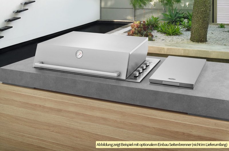 BeefEater Einbaugrill Signature Proline-Serie - 6-Brenner mit Garhaube