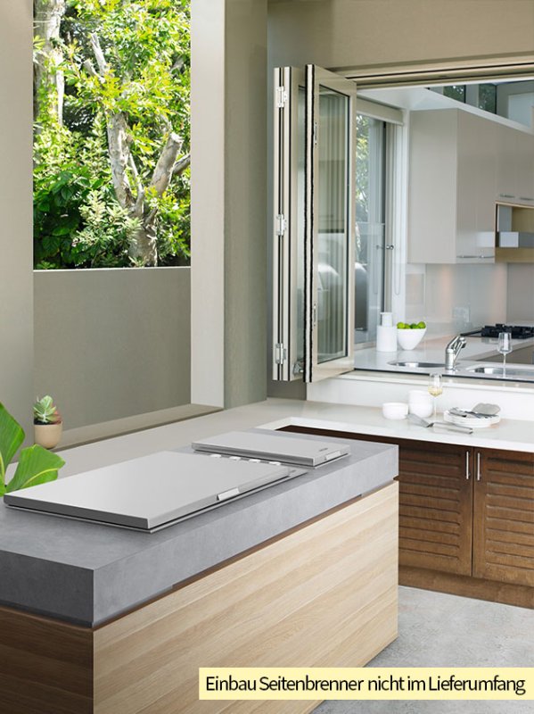 BeefEater Einbaugrill Signature Proline Serie - 6-Brenner mit Design-Deckel