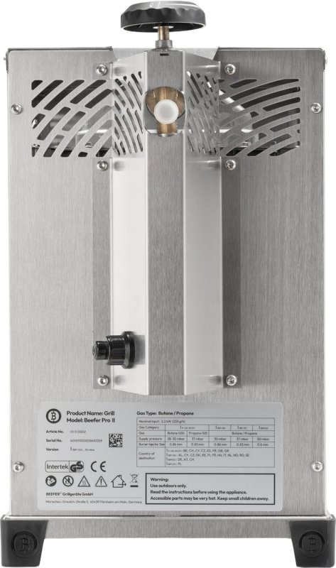 Beefer PRO II Gasgrill - 800 Grad Oberhitzegrill