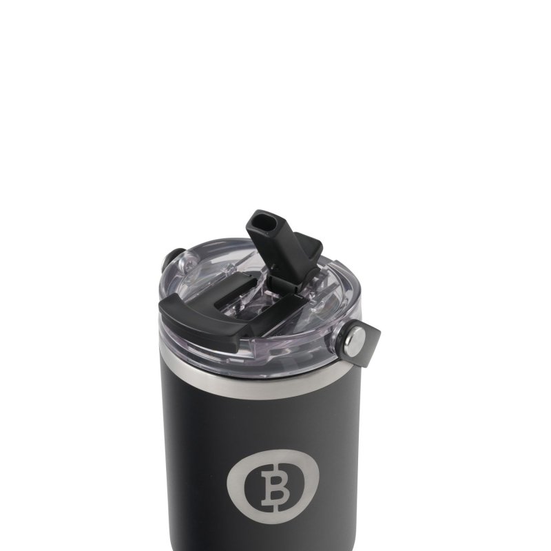 Beefer Thermo Tumbler 960 ml - Trinkbecher mit Strohhalm und Deckel - auslaufsicher