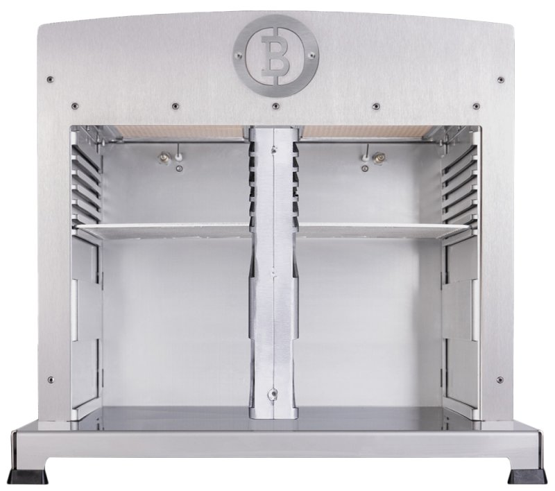 Beefer Twin PRO Gasgrill - 800 Grad Oberhitzegrill mit Zwischenwand / Erdgas