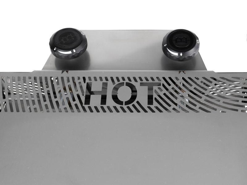 Beefer Twin PRO Gasgrill - 800 Grad Oberhitzegrill mit Zwischenwand