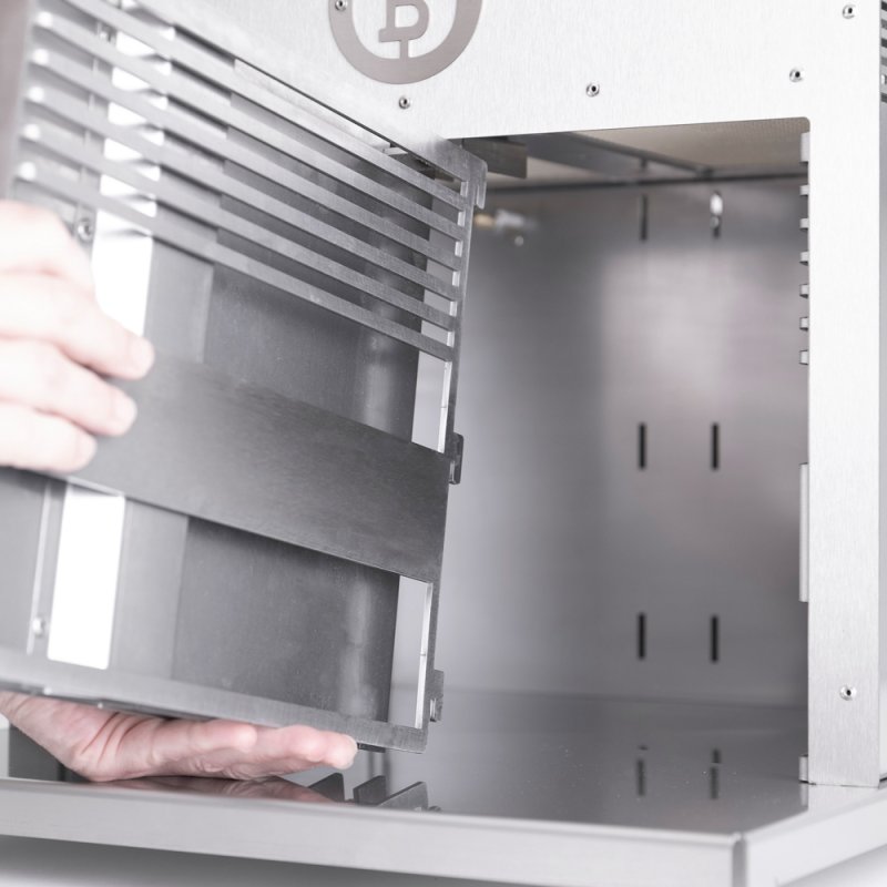 Beefer Twin PRO Gasgrill - 800 Grad Oberhitzegrill mit Zwischenwand