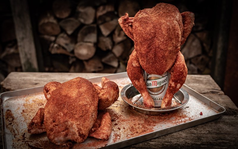 Grillfürst Hähnchenhalter / Bierdosen Hähnchen / Hähnchenbräter
