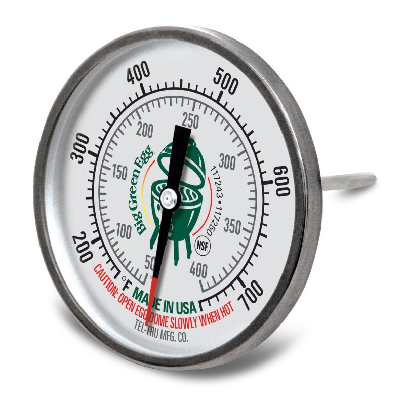 Big Green Egg Ersatz Deckelthermometer Tel-Tru für Medium / Small / MiniMax / Mini