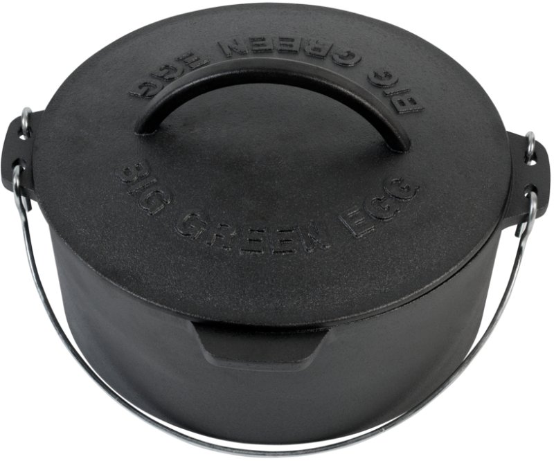 Big Green Egg Dutch Oven 5,2 L aus Gusseisen 2XL / XLarge / Large / Medium