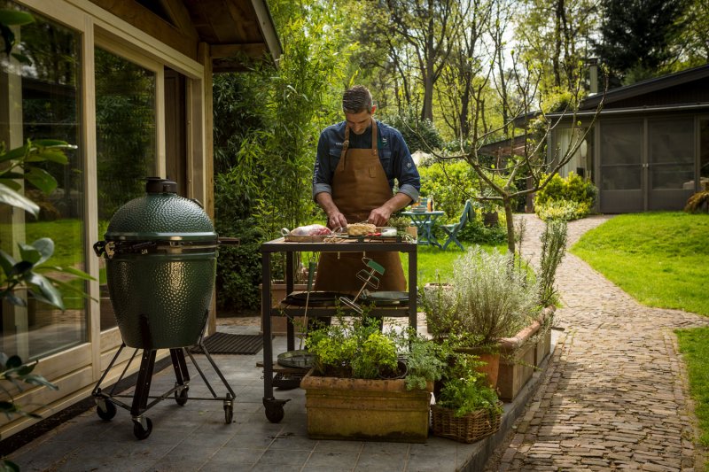 Big Green Egg Outdoor Küche: EGG Frame Erweiterungsgestell (ohne Einlagen)
