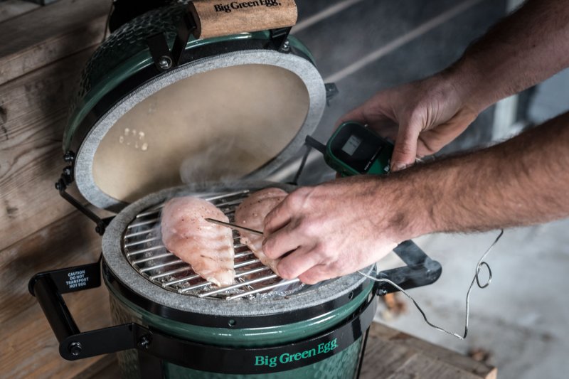 Big Green Egg Funk - Grillthermometer mit 2 Temperaturfühlern