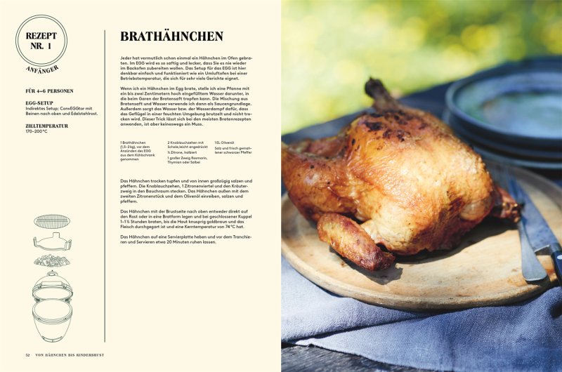 Big Green Egg Kochbuch: Kochen mit dem Big Green Egg - Grillen, Schmoren, Räuchern, Braten und Backen - über 70 Rezepte