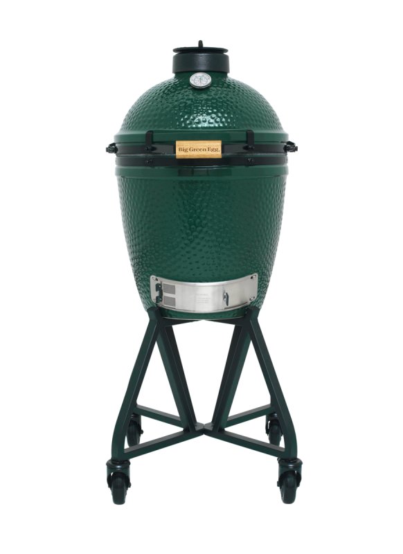 Big Green Egg Medium Keramikgrill Starter - Paket: mit Nest + Handler und ConvEGGtor