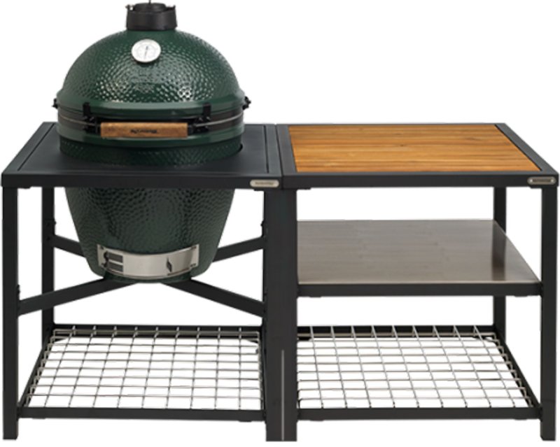 Big Green Egg Outdoor Küche: Akazienholz-Einlage für Module