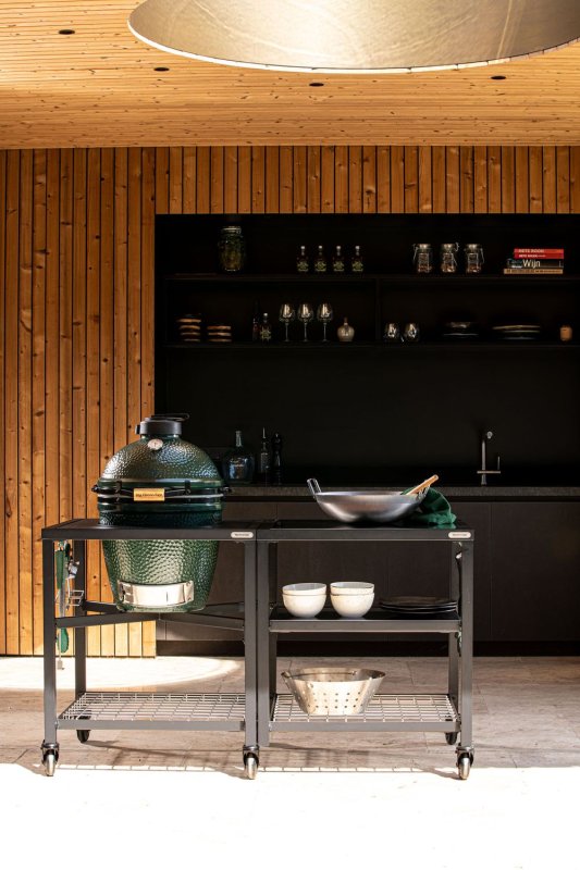 Big Green Egg Outdoor Küche: Edelstahl-Einlage für Module