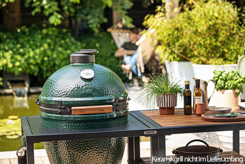 Big Green Egg Outdoor Küche: 50 Jahre Big Green Egg Jubiläums - Frame Paket 1 Large - für BGE Large (ohne Keramikgrill)