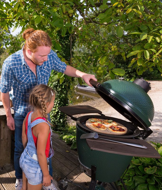 Big Green Egg Premium Grillwender aus Edelstahl / 42,5 cm