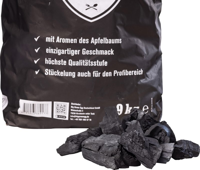 Wildfire Holzkohle 9 kg - Apfelbaum