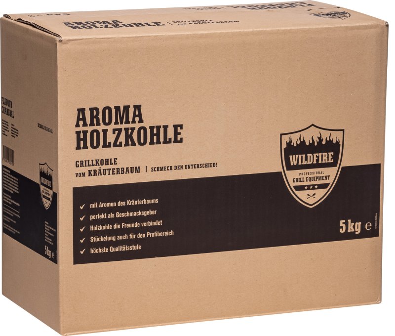 Big Green Egg Holzkohle Wildfire 5 kg Karton - Kräuterbaum