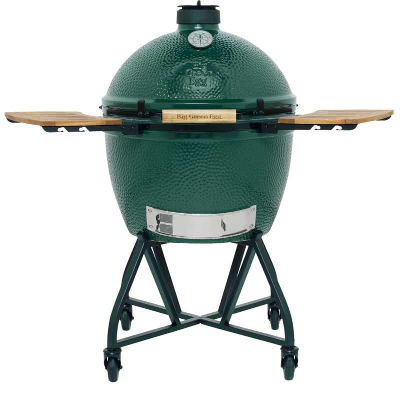 Big Green Egg XLarge Keramikgrill PRO Starterset - 50 Jahre Big Green Egg Jubiläums-Paket: mit Nest + Handler, Seitentischen, ConvEGGtor, EGGspander