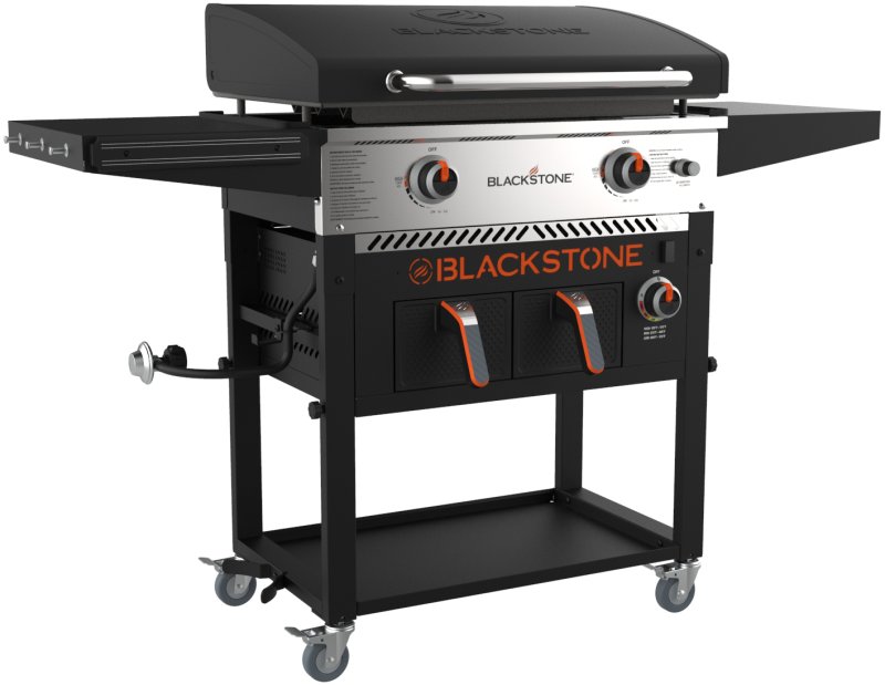 Blackstone 28 Zoll Griddle Gas Grillstation mit Grillplatte und Airfryer