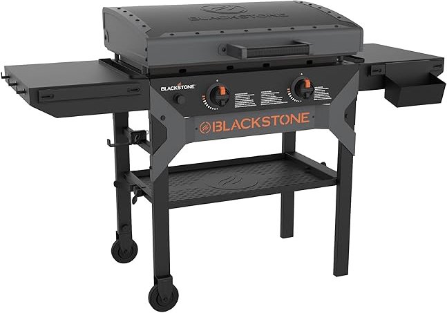 Blackstone 28 Zoll Iron Forged Griddle Gas Grillstation mit Grillplatte und Deckel