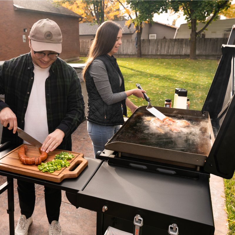 Blackstone 36 Zoll Griddle Gas Grillstation mit Grillplatte und Klapptisch