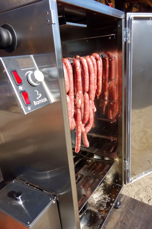 Borniak BBQ Smoker BBDS-150 SIMPLE Edelstahl, 150 Liter, Version 1.4
