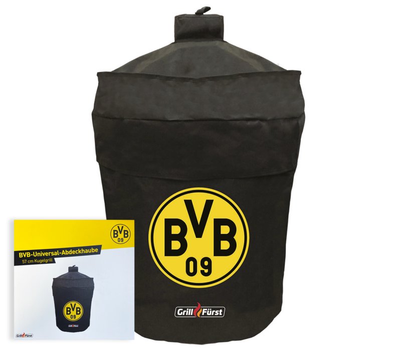 Grillfürst Abdeckhaube / Schutzhülle Kugelgrill 57 cm - Borussia Dortmund Edition