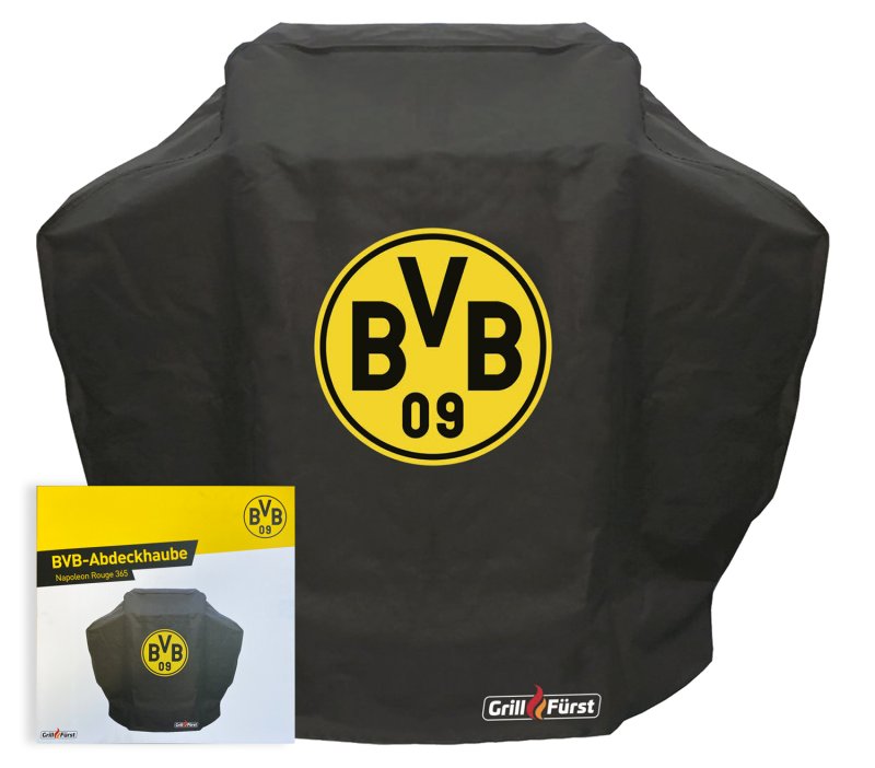 Grillfürst Abdeckhaube / Schutzhülle 131 x 47 x 130 cm Borussia Dortmund Edition für Napoleon Rogue 365