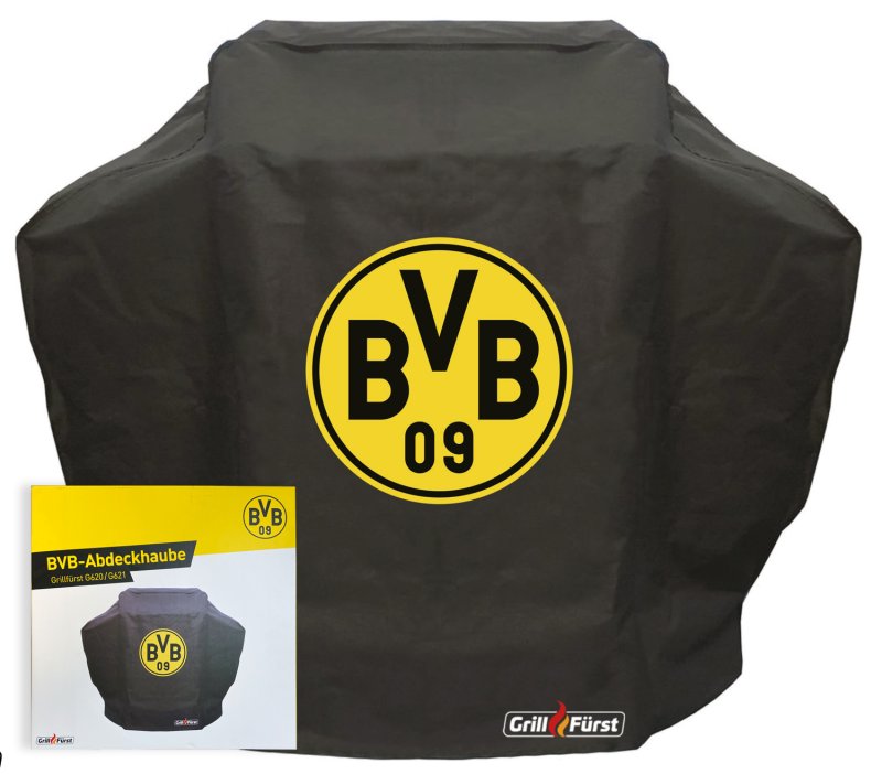 Grillfürst Abdeckhaube / Schutzhülle für Grillfürst G620 / G621 - Borussia Dortmund Edition