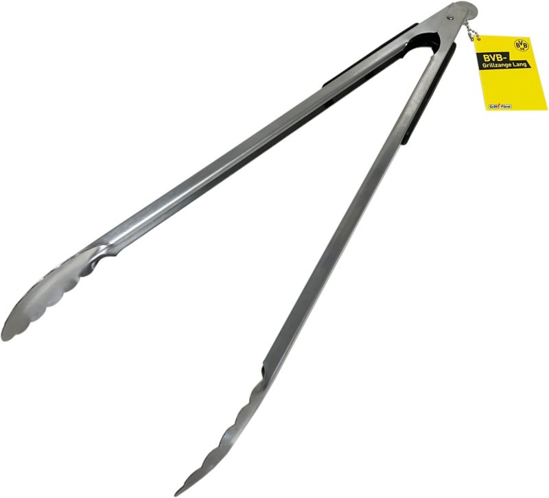 Grillfürst Grillzange 54 cm - Edelstahl - Borussia Dortmund Edition