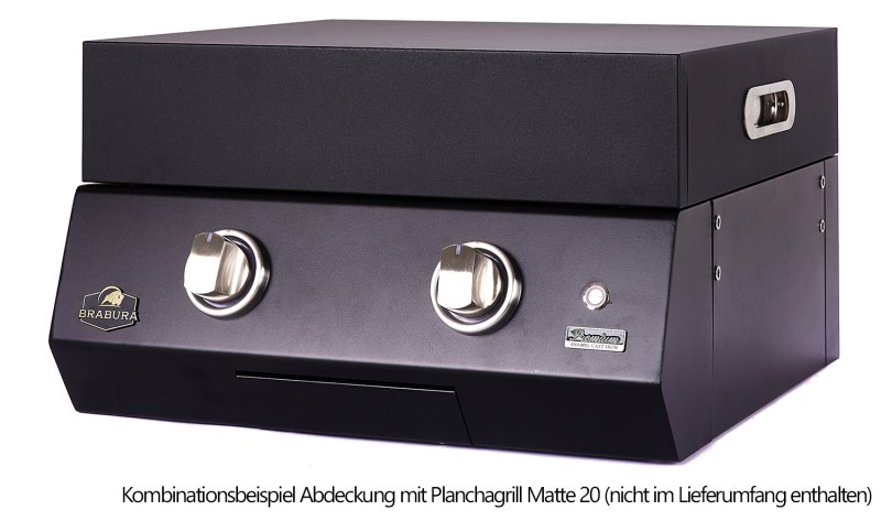 Brabura Abdeckung für Planchagrill L-Class 20 / Schwarz