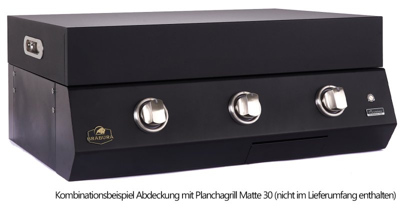 Brabura Abdeckung für Planchagrill L-Class 30 / Schwarz