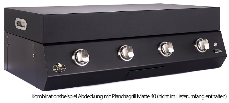 Brabura Abdeckung für Planchagrill L-Class 40 / Schwarz