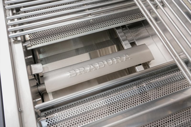 Brabura Gasgrill Fusion 500 RS - 5-Brenner / Edelstahl - inkl. Rotisserie