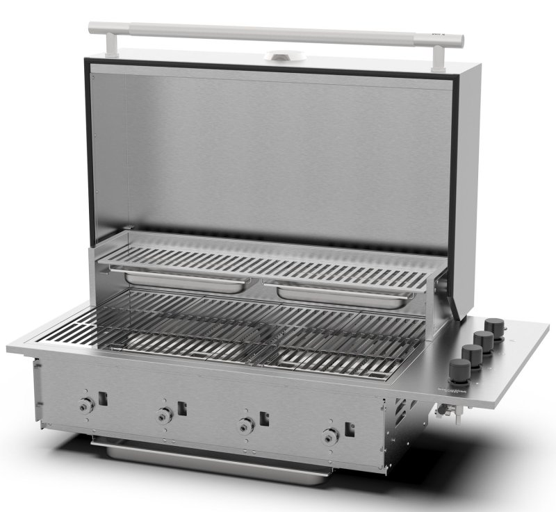 Brabura Einbaugrill Box-Q INOX