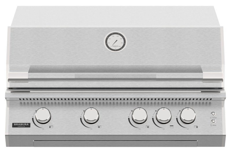 Brabura Gasgrill Fusion 400 RS - 4-Brenner / Edelstahl - inkl. Rotisserie