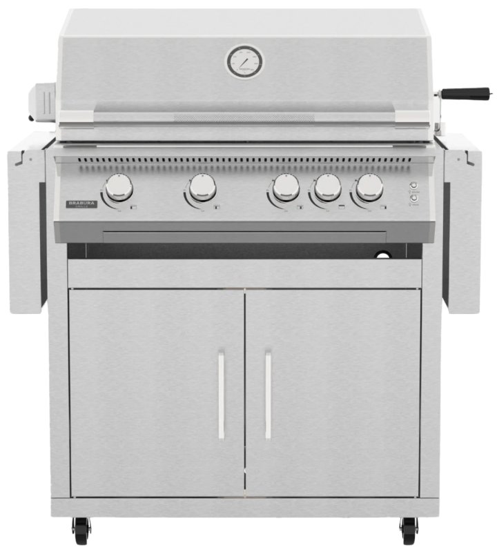 Brabura Gasgrill Fusion 400 RS - 4-Brenner / Edelstahl - inkl. Rotisserie